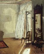Adolph von Menzel The Balcony Room oil painting artist